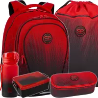 Ilustracja produktu CoolPack Zestaw Szkolny Gradient Cranberry 5el. Plecak F002756 + Worek F070756 + Piórnik F062756