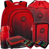 Ilustracja CoolPack Zestaw Szkolny Gradient Cranberry 5el. Plecak F002756 + Worek F070756 + Piórnik F066756