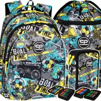 Ilustracja CoolPack Zestaw Szkolny Goal Time 3el. Plecak Jerry F029701 + Piórnik F066701 + Worek F070701