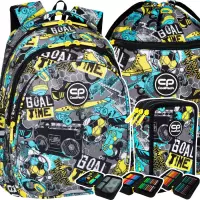 Ilustracja CoolPack Zestaw Szkolny Goal Time 3el. Plecak Jerry F029701 + Piórnik F067701 + Worek F070701