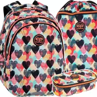 Ilustracja produktu CoolPack Zestaw Szkolny Chocolove 3el. Plecak F048707+ Piórnik F062707 + Worek F070707