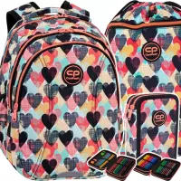Ilustracja produktu CoolPack Zestaw Szkolny Chocolove 3el. Plecak F048707+ Piórnik F066707 + Worek F070707