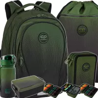 Ilustracja produktu  CoolPack Zestaw Szkolny Gradient Grass 5el Plecak F002757 + Worek F070757 + Piórnik F067757