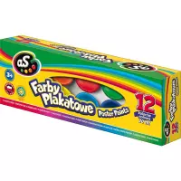 Ilustracja produktu Astra Farby Plakatowe AS 12 Kolorów 20ml 301219004