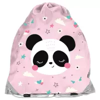 Ilustracja Paso Worek Szkolny Panda Różowy PP25PB-712