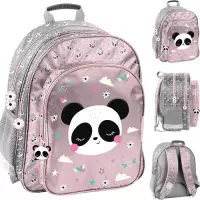 Ilustracja produktu Paso Plecak Szkolny Panda Różowy PP25PB-090