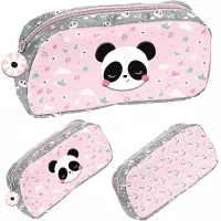 Ilustracja produktu Paso Piórnik Saszetka Panda Różowy PP25PB-004