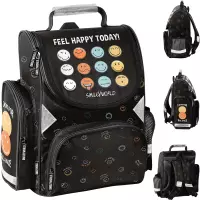 Ilustracja Paso Tornister Szkolny Feel Happy SM25LR-525
