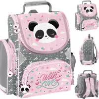 Ilustracja produktu Paso Tornister Szkolny Panda Różowy PP25PB-525