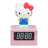 Ilustracja produktu  Lampka 3D z Budzikiem Hello Kitty 15 cm