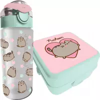Ilustracja produktu St. Majewski Zestaw Śniadaniowy Pusheen Mint Bidon 679773 + Śniadaniówka 679803