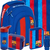 Ilustracja produktu Astra Zestaw Szkolny 5el. FC Barcelona Plecak AB330 502024133 + Worek 507023033 + Piórnik 505023057 + 511025014 + 511025015