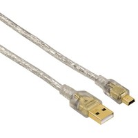 Ilustracja produktu Hama Kabel Połączeniowy USB 2.0, wtyk A - wtyk Mini-B, 0,75 m
