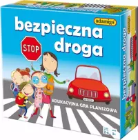 Ilustracja Adamigo Gra Bezpieczna Droga