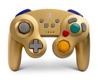 Ilustracja produktu PowerA SWITCH Pad Bezprzewodowy GameCube Style Złoty