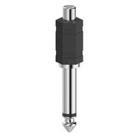 Ilustracja produktu Hama Audio Adapter RCA Socket - 6.3 mm Mono Jack Plug