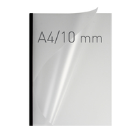 Ilustracja produktu O.EASY COVER Double Semi Matt 10 mm 297 x 210 mm A4 Pionowa Czarny 30 sztuk