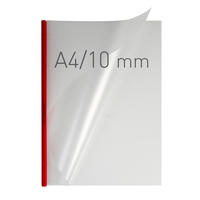 Ilustracja produktu O.EASY COVER Double Semi Matt 10 mm 297 x 210 mm A4 Pionowa Czerwony 30 sztuk
