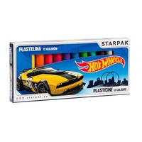 Ilustracja Starpak Plastelina 12 kolorów Hot Wheels 337501