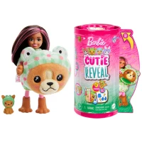 Ilustracja Mattel Lalka Barbie Cutie Rev Kostium Piesek Żaba HRK29 