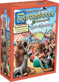 Ilustracja Carcassonne: 10. dodatek - Cyrk Objazdowy