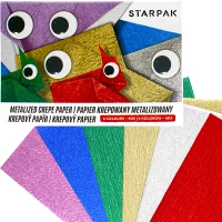 Ilustracja produktu STARPAK Papier Krepowany Metalizowany C5 6 kolorów 218529