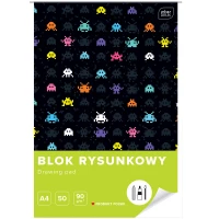 Ilustracja produktu Interdruk Blok Rysunkowy Game Over A4 50 kartek 90g 314512