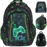 Ilustracja produktu St.Right Plecak Szkolny BP-04 Dark Game 653872
