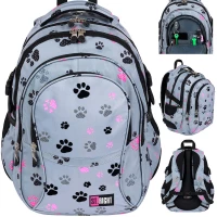 Ilustracja produktu St.Right Plecak Szkolny BP-01 Paws 652950