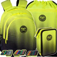 Ilustracja produktu CoolPack Zestaw Szkolny Gradient Lemon 3el. Plecak Jerry E29510/F + Worek E70510 + Piórnik E67510/F