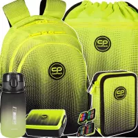 Ilustracja produktu CoolPack Zestaw Szkolny Gradient Lemon 5el. Plecak Jerry E29510/F + Worek E70510 + Piórnik E66510