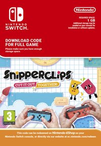 Ilustracja Snipperclips: Cut it out, together! (Switch) Digital