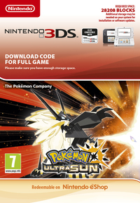 Ilustracja Pokemon Ultra Sun (3DS Digital) (Nintendo Store)