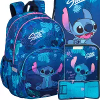 Ilustracja produktu CoolPack Rider  Zestaw Szkolny Stitch 3el Plecak F109780 + Piórnik F076780 + Worek F054780