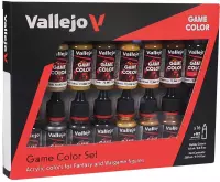 Ilustracja produktu Vallejo: 72.189 - Game Color - Leather & Metal (8x18 ml)