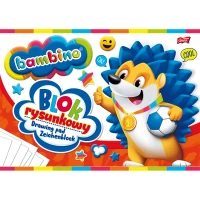 Ilustracja produktu Bambino Blok Rysunkowy A4 20 kartek 001574