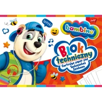 Ilustracja produktu Bambino Blok Techniczny A4 10 Kartek 001550