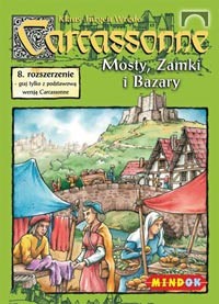 Ilustracja produktu Carcassonne: 8. dodatek - Mosty, zamki i bazary (ed.polska)