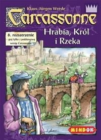Ilustracja produktu Carcassonne: 6. dodatek - Hrabia, król i rzeka (ed. polska)