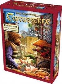 Ilustracja Carcassonne: 2. dodatek - Kupcy i budowniczowie (druga edycja polska 2015)