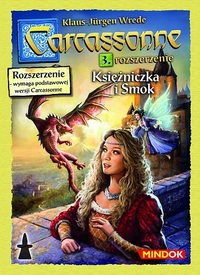 Ilustracja Carcassonne: 3. dodatek - Księżniczka i smok (druga edycja polska)