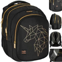 Ilustracja Starpak Plecak Gold Unicorn M 486095