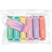 Ilustracja produktu Interdruk Zakreślacz Candy 6 kolorów 296900