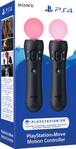 Ilustracja Sony Playstation Kontroler Ruchu Move Twin Pack PS4 VR