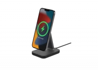 Ilustracja produktu Mophie Snap+ charging stand - stojąca ładowarka bezprzewodowa kompatybilna z MagSafe 15W (black)