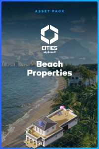 Ilustracja Cities: Skylines II - Beach Properties (DLC) (PC) (klucz STEAM)