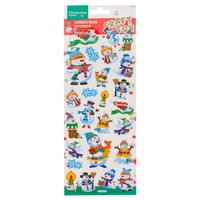 Ilustracja Craft With Fun Ozdoba Dekoracyjna Bałwanki Naklejki Boże Narodzenie 438612