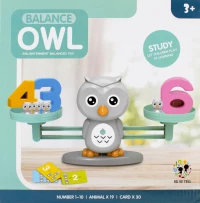 Ilustracja Mega Creative Gra Edukacyjna Waga Sowa 499222
