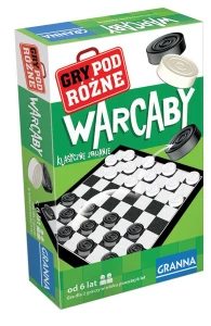 Ilustracja produktu Granna Warcaby Wersja Podróżna