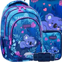 Ilustracja produktu AstraBag Zestaw Szkolny 3el. Sweet Koala Plecak AB330 502025001 + Worek 507025001 + Piórnik 503025002